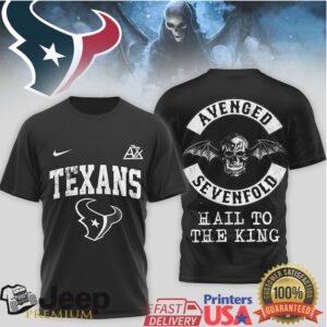 Houston Texans x Avenged Sevenfold Hail To The King Graphic Tee
