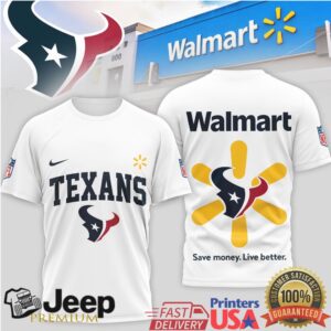 Houston Texans x Walmart Parody Fan Gear Funny NFL T Shirt