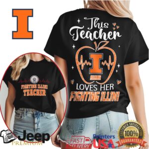 Illinois Fighting Illini Official Teacher Appreciation Month Women's Shirt
