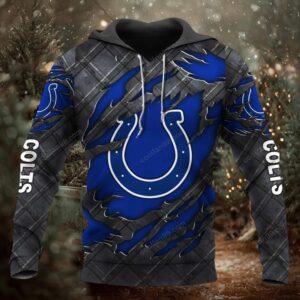 Indianapolis Colts Black Metal 2026 Official Hoodie