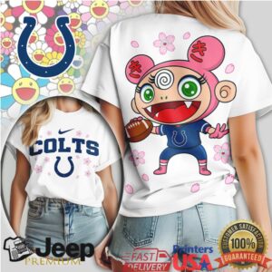 Indianapolis Colts Kawaii Mascot Sakura Tshirt Design