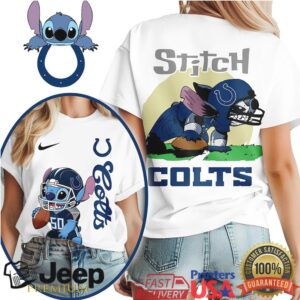 Indianapolis Colts NFL Stitch Charging 3D Shirt