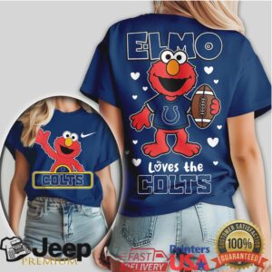 Indianapolis Colts Official NFL Elmo Fan 3D Shirt
