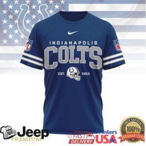 Indianapolis Colts Official NFL Heritage 3D Shirt