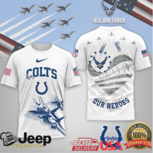 Indianapolis Colts Official NFL US Air Force 3D Shirt