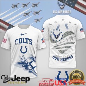 Indianapolis Colts Official NFL US Air Force 3D Shirt