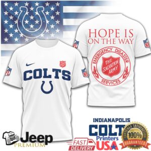 Indianapolis Colts Salvation Army “Hope Is On The Way” T Shirt