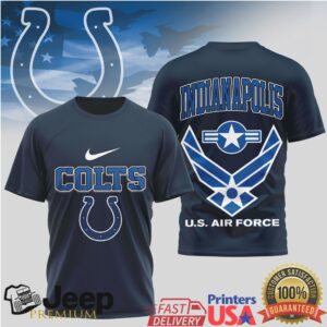 Indianapolis Colts U.S. Air Force Military Navy T Shirt