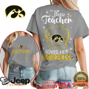 Iowa Hawkeyes Official Teacher Appreciation Month Women's Shirt