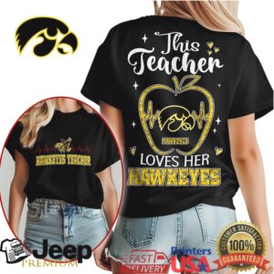Iowa Hawkeyes Official Teacher Appreciation Month Women's Shirt