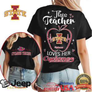 Iowa State Cyclones Official Teacher Appreciation Month Women's Shirt