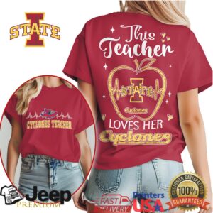 Iowa State Cyclones Official Teacher Appreciation Month Women's Shirt