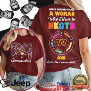 Washington Commanders Official NFL x New Kids on the Block Fan 3D Shirt