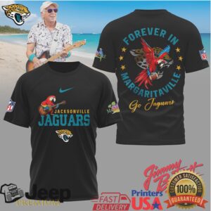 Jacksonville Jaguars Official NFL Forever in Margaritaville 3D Shirt