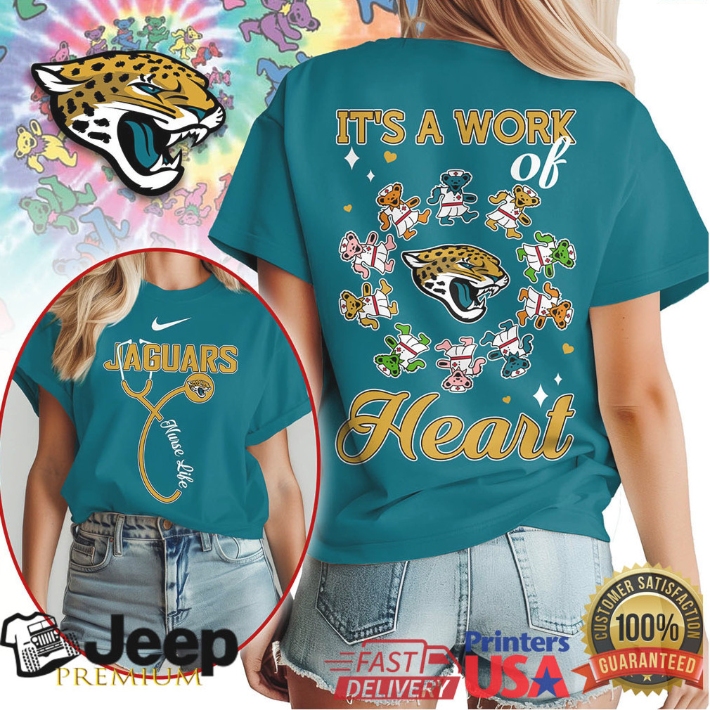 Jacksonville Jaguars Official NFL Grateful Dead Nurse 3D Shirt Jacksonville Jaguars Official NFL Grateful Dead Nurse 3D Shirt
