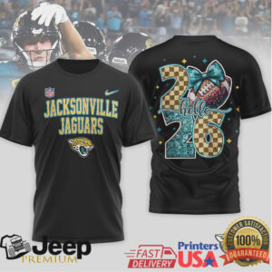 Jacksonville Jaguars Official NFL Hello 2026 Shirt