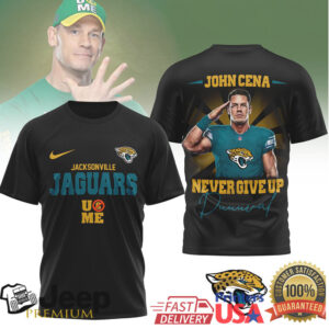 Jacksonville Jaguars Official NFL John Cena Fan 3D Shirt