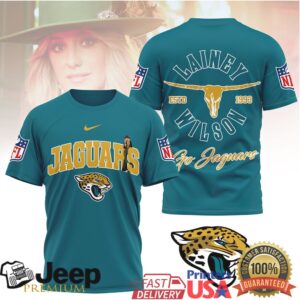 Jacksonville Jaguars Official NFL Lainey Wilson Fan 3D Shirt