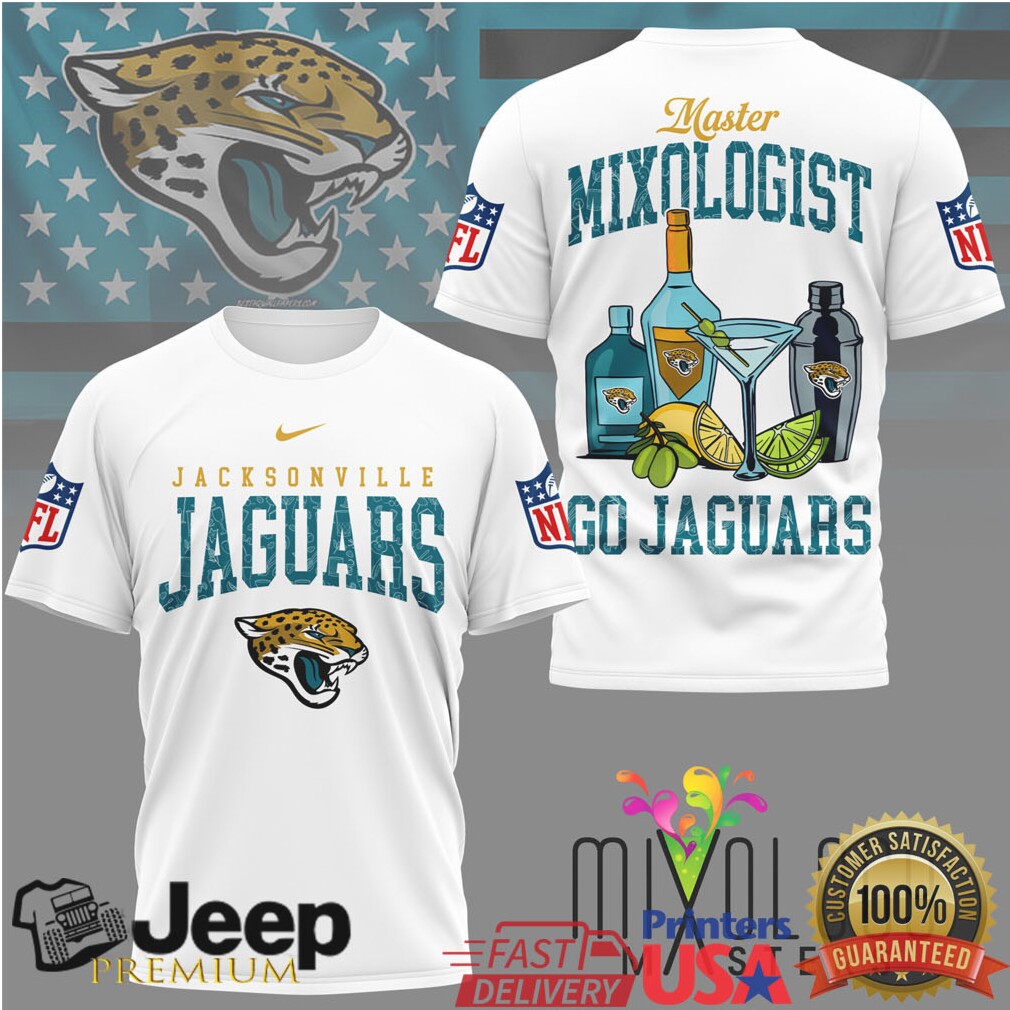 Jacksonville Jaguars Official NFL Mixologist Fan 3D Shirt Jacksonville Jaguars Official NFL Mixologist Fan 3D Shirt