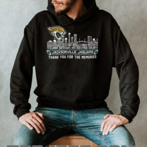 Jacksonville Jaguars football players legend thank you for the memories city skyline shirt