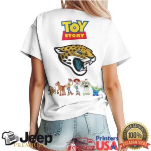 Jacksonville Jaguars x Toy Story Crew White Cotton Tee