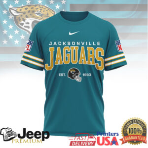 Jacksonville Jaguars Official NFL Heritage 3D Shirt