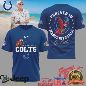 Jimmy Buffett Forever In Margaritaville Indianapolis Colts NFL T Shirt