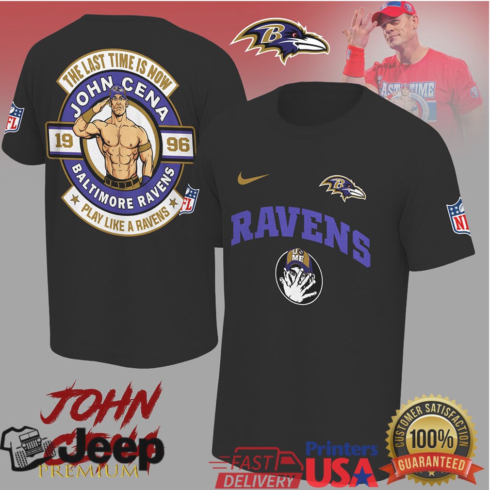 John Cena Baltimore Ravens Play Like A Raven Nfl Tshirt John Cena Baltimore Ravens Play Like A Raven Nfl Tshirt