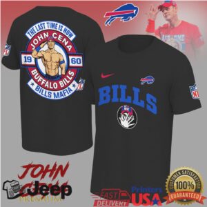 John Cena Buffalo Bills Mafia Farewell Tour Shirt
