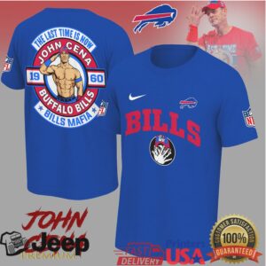 John Cena Buffalo Bills Mafia Farewell Tour Shirt