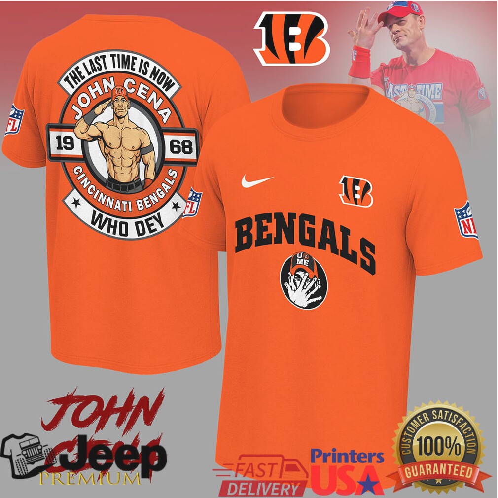 John Cena Cincinnati Bengals Who Dey Nfl Tshirt John Cena Cincinnati Bengals Who Dey Nfl Tshirt