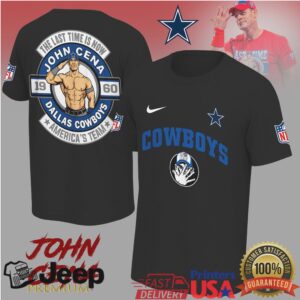 John Cena Dallas Cowboys Americas Team Nfl Tshirt