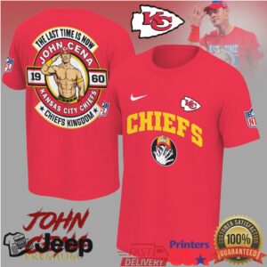 John Cena Kansas City Chiefs Kingdom Nfl Tshirt