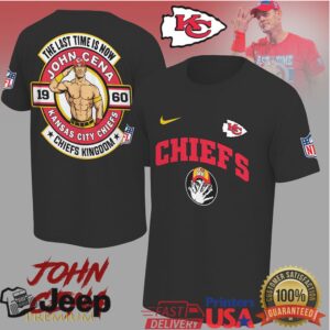 John Cena Kansas City Chiefs Kingdom Nfl Tshirt