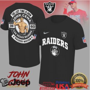 John Cena Las Vegas Raiders Raider Nation Tshirt