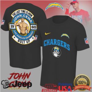 John Cena Los Angeles Chargers Bolt Up Nfl Tshirt