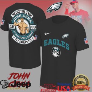 John Cena Philadelphia Eagles Farewell Tour Tshirt