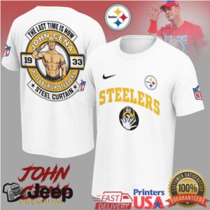 John Cena Pittsburgh Steelers The Last Time Is Now Tshirt