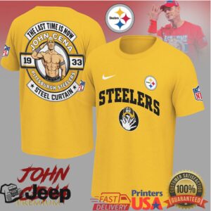 John Cena Pittsburgh Steelers The Last Time Is Now Tshirt