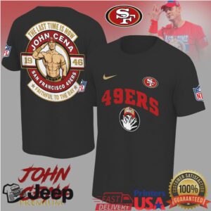 John Cena San Francisco 49Ers Faithful Nfl Tshirt