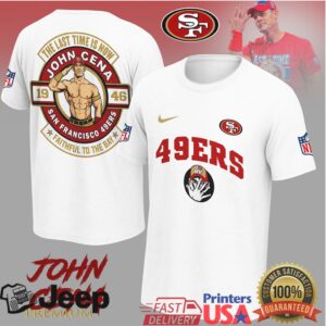 John Cena San Francisco 49Ers Faithful Nfl Tshirt