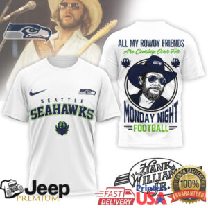 Seattle Seahawks Official NFL Hank Williams Jr. 3D Shirt Seattle Seahawks Official NFL Hank Williams Jr. 3D Shirt