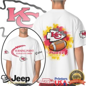 Kansas City Chiefs Go Chiefs NFL Turning Point Football Tee