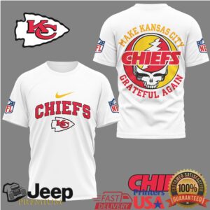 Kansas City Chiefs Grateful Dead “Make Kansas City Grateful Again” T Shirt