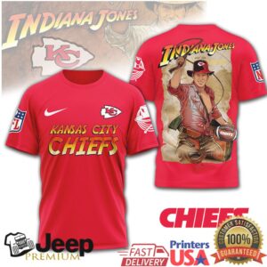 Kansas City Chiefs Indiana Jones Mashup T Shirt