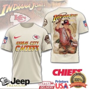 Kansas City Chiefs Indiana Jones Mashup T Shirt