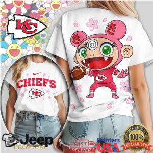 Kansas City Chiefs Murakami Anime Kawaii Sakura Tshirt