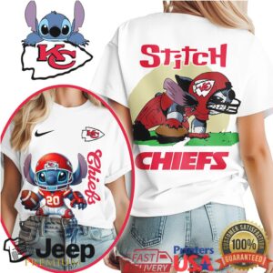 Kansas City Chiefs NFL Stitch Charging 3D Shirt
