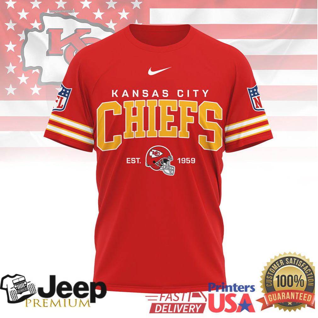 Kansas City Chiefs Official NFL Heritage 3D Shirt Kansas City Chiefs Official NFL Heritage 3D Shirt