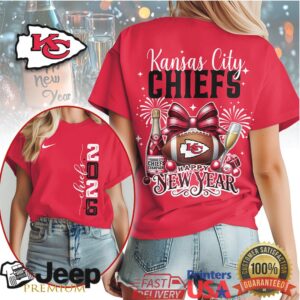Kansas City Chiefs Official NFL New Year New Game 3D Shirt